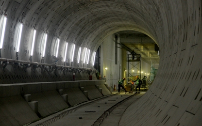 Đột nhập đường hầm xuyên lòng đất tuyến metro Bến Thành - Suối Tiên