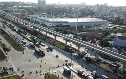 Cuối năm 2020 tuyến Metro Bến Thành - Suối Tiên đạt 85% khối lượng