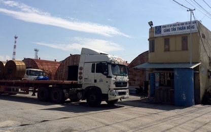 Cảng Tân Thuận Đông tiếp tay cho doanh nghiệp chở hàng quá tải