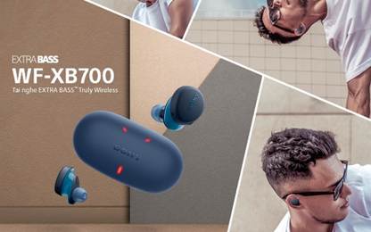 Sony ra mắt tai nghe EXTRA BASS™ TRULY WIRELESS WF-XB700