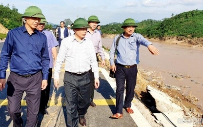 Bộ trưởng Nguyễn Văn Thể kêu gọi chung tay khắc phục hậu quả mưa lũ