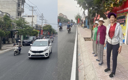 Người dân vui mừng đường Huỳnh Tấn Phát vượt tiến độ hoàn thành trước Tết
