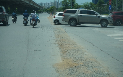Hà Nội: Ngổn ngang thi công đường ống nước sạch mất ATGT