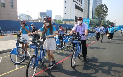 Chính thức khai trương dịch vụ xe đạp công cộng tại TP.HCM