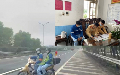 Triệu tập nhân viên bảo trì đi ngược chiều trên cao tốc Cầu Giẽ- Ninh Bình