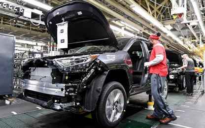 Toyota cắt giảm hơn 100.000 xe trong tháng 6 vì thiếu chip bán dẫn