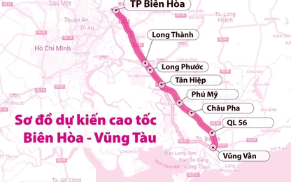 Trình Quốc hội dự án cao tốc Biên Hòa - Vũng Tàu 17.837 tỷ