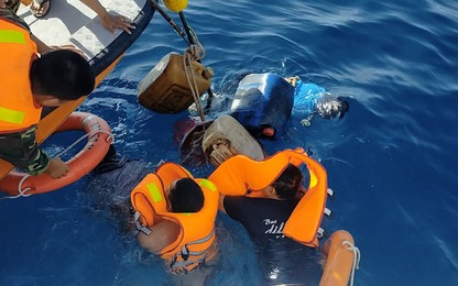 Va chạm tàu trên biển Quảng Nam, 2 người tử vong, 1 người mất tích