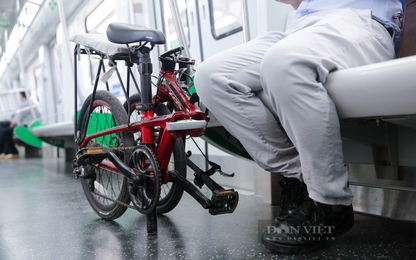 Vì sao khách được mang xe đạp lên tàu điện Cát Linh - Hà Đông?