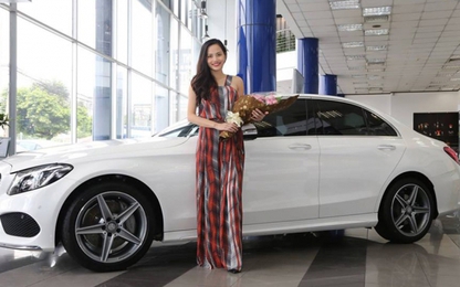 Hoa hậu Đông Nam Á Diệu Linh tậu Mercedes C250 AMG