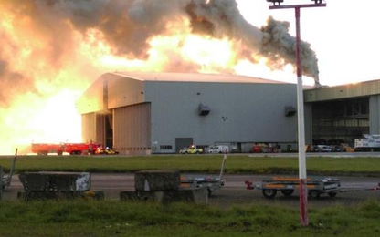 Cháy lớn tại sân bay Dublin, hàng loạt chuyến bay bị hủy bỏ