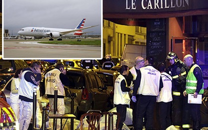 Lo sợ khủng bố, American Airlines hoãn bay tới Paris