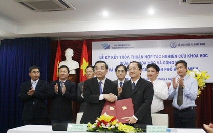 Bộ KH&CN và ĐH Quốc gia TP.HCM ký kết chương trình phối hợp công tác