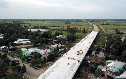 Cao tốc phía Tây đồng bằng Mekong thông tuyến cuối tháng 9