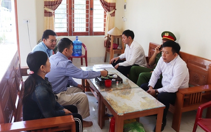 Ban ATGT tỉnh Quảng Ninh thăm hỏi, động viên các gia đình nạn nhân TNGT