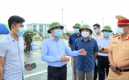 Quảng Ninh:Kiểm tra hoạt động của Chốt kiểm soát phòng, chống dịch cầu Bạch Đằng