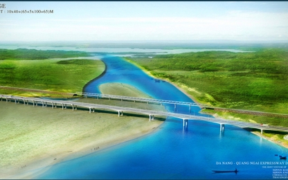 Chuẩn bị hợp long cầu Kỳ Lam thuộc DA cao tốc Đà Nẵng-Quảng Ngãi