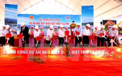 Quảng Ngãi khởi công dự án điện Mặt Trời trị giá 900 tỷ đồng