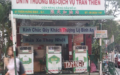 Tước giấy phép cây xăng gian lận ở Sài Gòn, phạt 96 triệu đồng