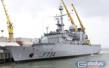 Tàu Hải quân Pháp sắp đến Đà Nẵng
