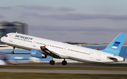 Máy bay của Metrojet bị hỏng càng đáp, tạm dừng đội bay A321