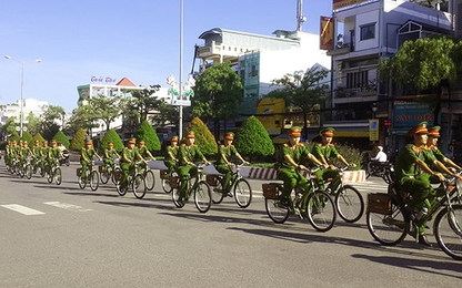 Công an Kiên Giang tiếp nhận 244 xe đạp tuần tra