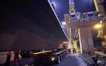 Hà Nội: Cấm ô tô nhiều tuyến làm đường sắt trên cao