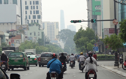 Sài Gòn chìm trong sương mù