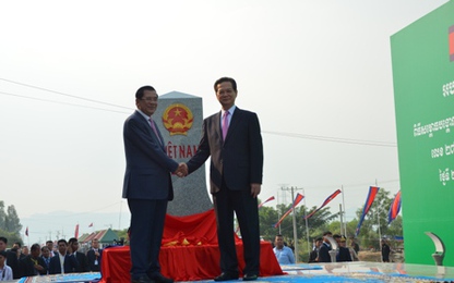 Khánh thành cột mốc 275 tuyến biên giới Việt Nam - Campuchia
