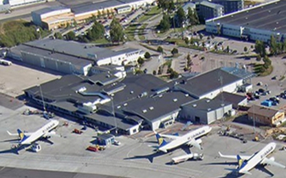 Thụy Điển sơ tán sân bay vì lo ngại bom