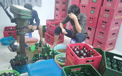 Phá đường dây "đánh tráo" bia Sài Gòn
