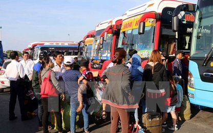 Hà Nội: Tăng cường 700 xe khách chạy dịp nghỉ lễ 30/4 và 1/5
