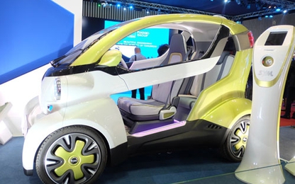 SYM giới thiệu ý tưởng ôtô điện đầu tiên tại Việt Nam