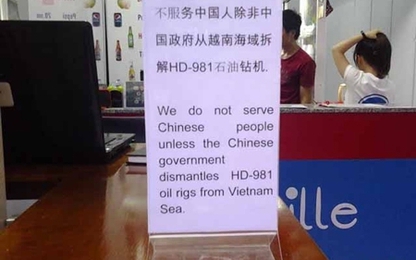 Nha Trang: Khách sạn thông báo 'Không phục vụ khách Trung Quốc'