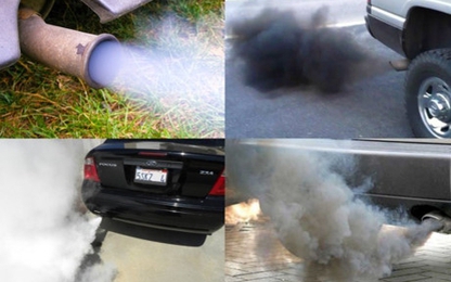 Bắt bệnh cho xe ôtô qua màu khói từ ống xả