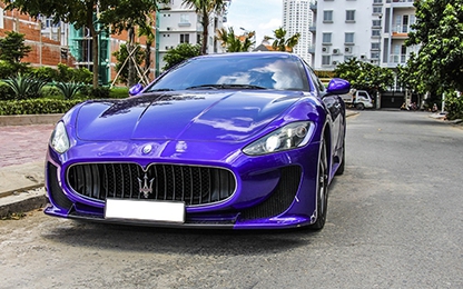 Siêu xe Maserati GranTurismo màu độc của đại gia Việt