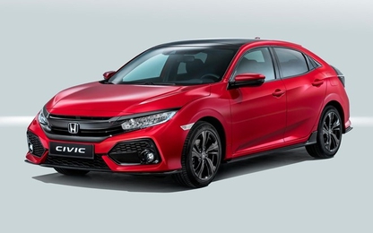 Honda Civic hatchback 2017 lộ diện