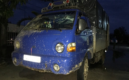 CSGT rượt đuổi chiếc xe tải trong đêm, tóm gọn tên trộm