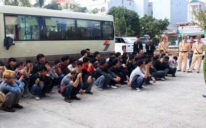 Ngăn chặn 76 thanh niên kéo đến Móng Cái trả thù