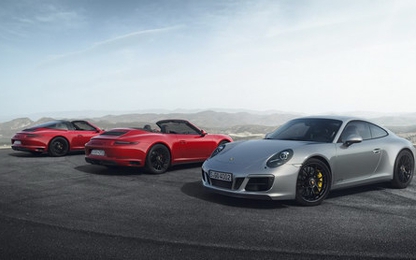 Porsche 911 GTS 2017 cải tiến thêm mạnh mẽ