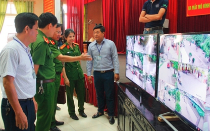 Phường đầu tiên ở Nghệ An lắp hàng chục camera giám sát cộng đồng