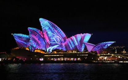 Lung linh lễ hội ánh sáng Vivid Sydney 2017