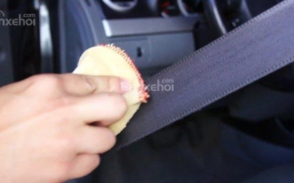 Hướng dẫn vệ sinh dây an toàn trên xe ô tô đúng cách