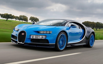 Bugatti Chiron sẽ được trang bị động cơ điện