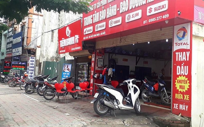 Nghi án bắn người trong tiệm sửa xe ở Hà Nội