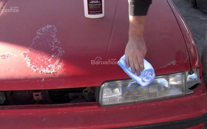 3 cách đơn giản loại bỏ vết oxi hóa trên lớp sơn xe