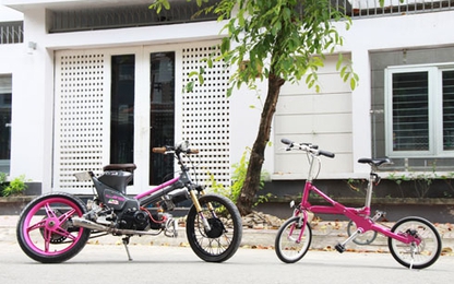 Honda Cub phong cách xe đua hàng độc của biker Việt
