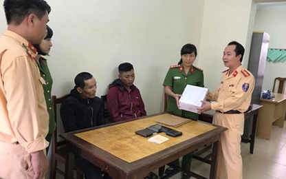 Cảnh sát chặn xe Toyota chở hơn 2 kg ma túy đá về Thái Bình
