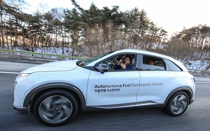 Hyundai công bố xe điện tự lái dùng pin nhiên liệu