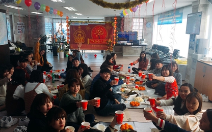 Du học sinh Hàn Quốc quây quần đón Tết